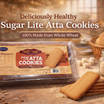 Sugar Lite Atta Cookies 250gm “Wholesome Crunch, Lite on Sugar”